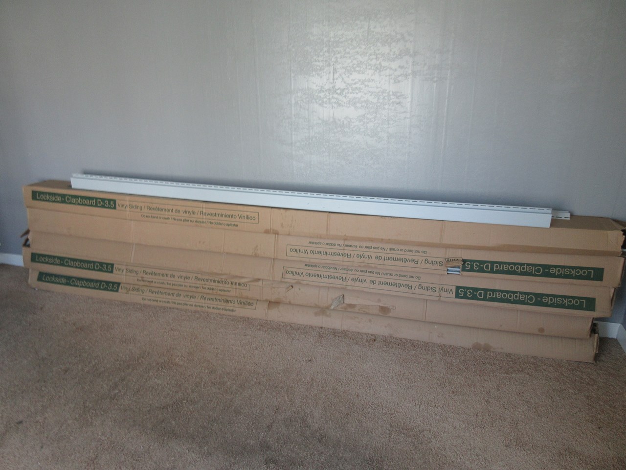 extra siding to finish the job