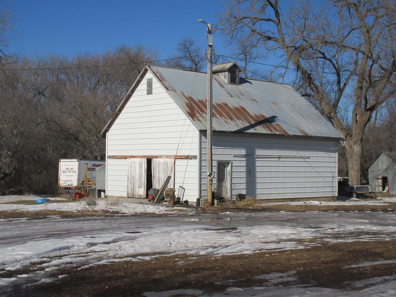 nicer shed with concrete floor