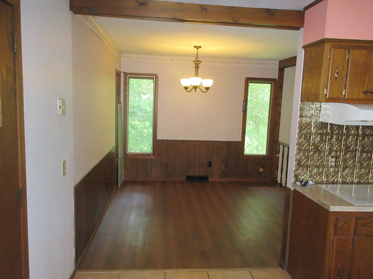 dining room from the kitchen