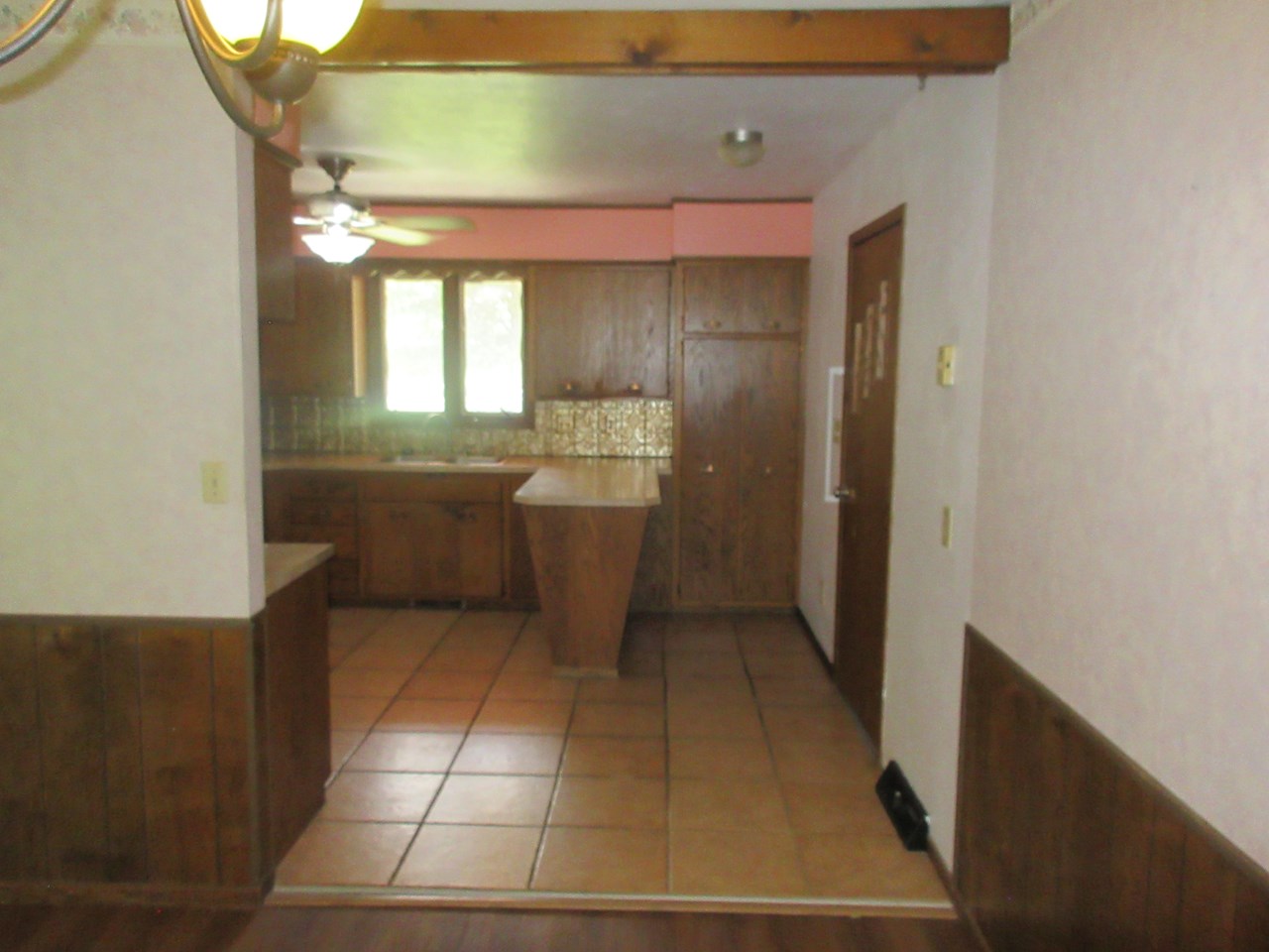kitchen from the dining room