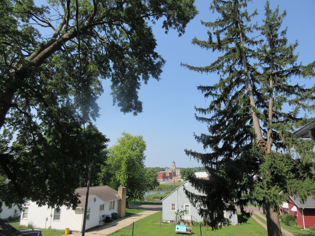 view from the deck