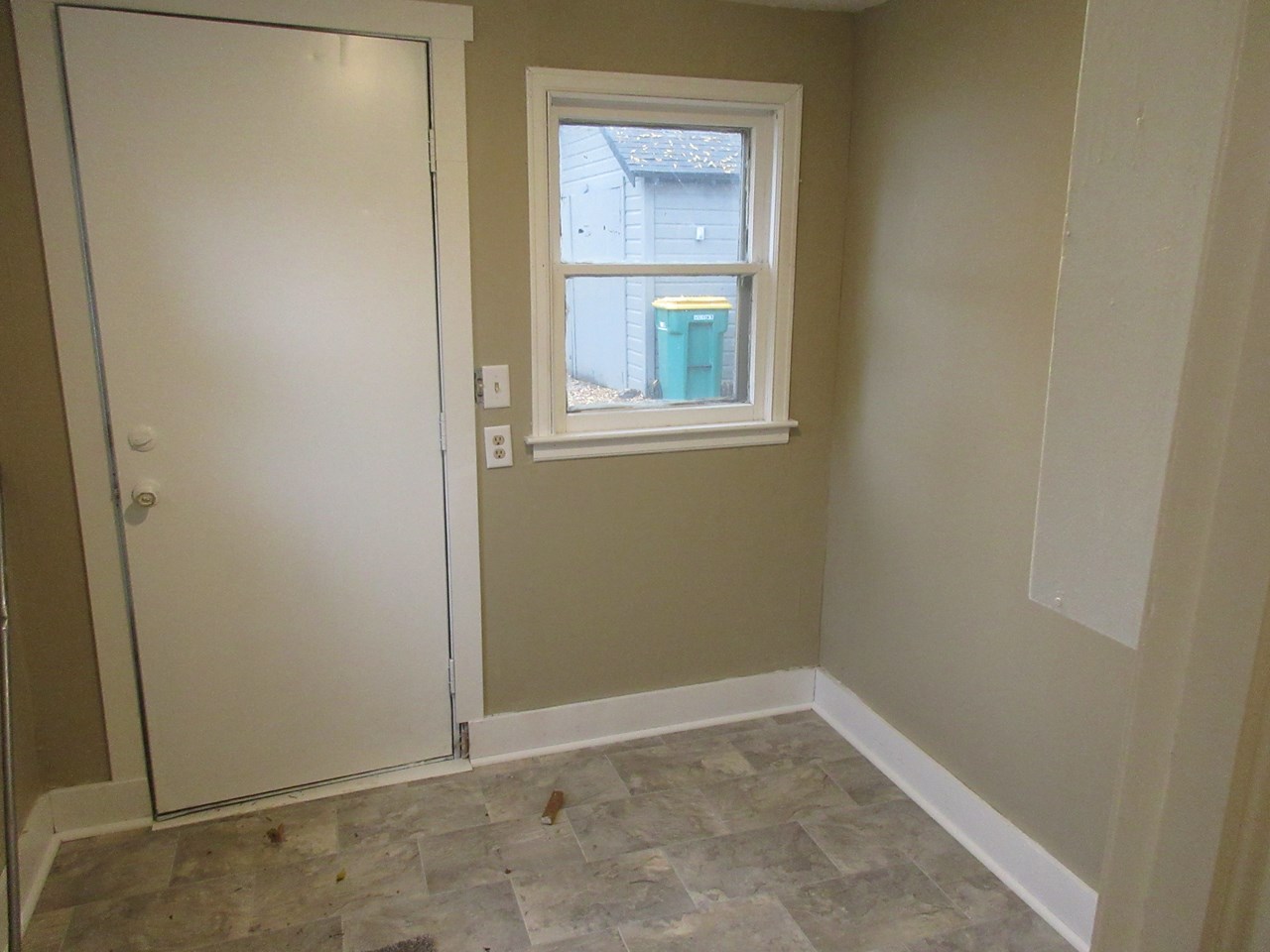 back entry area